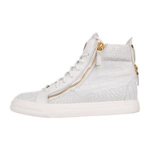 GIUSEPPE ZANOTTI - Leather High-Top Sneakers